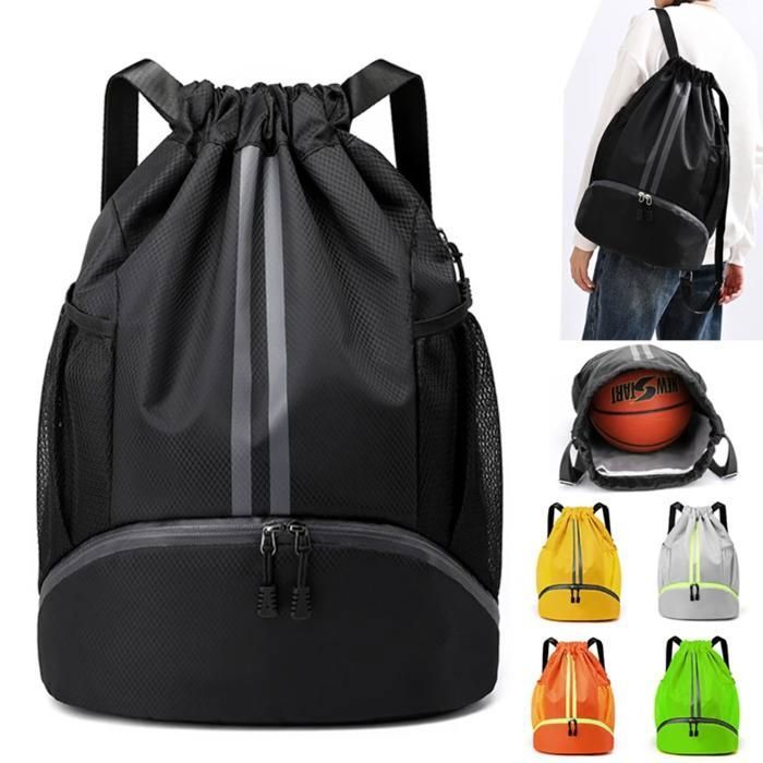 Sac à dos de sport durable pour homme et femme, basket-ball, week-end  (Couleur aléatoire)