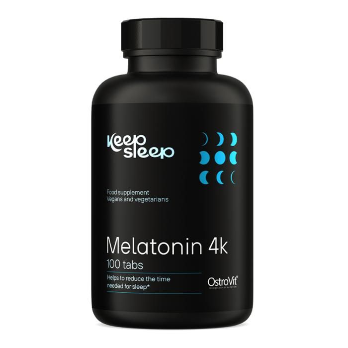 Keep Sleep Melatonine 4K 100 Tabs - Jet-Lag & Troubles du Sommeil