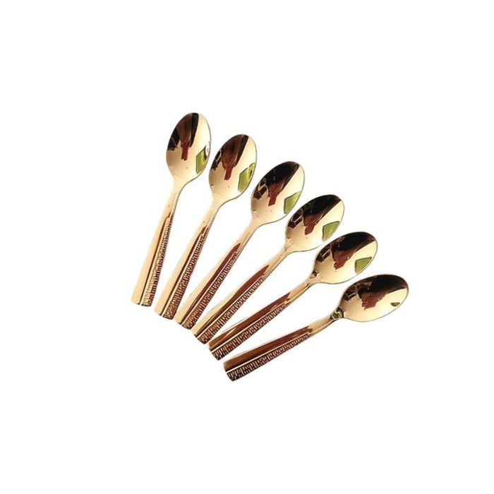 Cuillères à café - ART KITCHEN - CS-4 - Métal inoxydable - 10 cm - Compatible lave-vaisselle