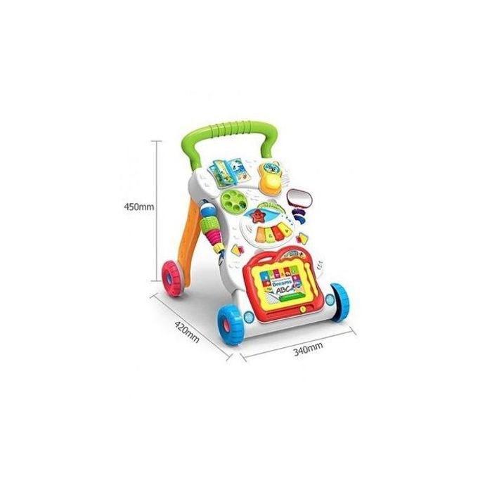 Trotteur Bébé Huanger – Aide à la Marche et Éveil Musical – couleur aléatoire