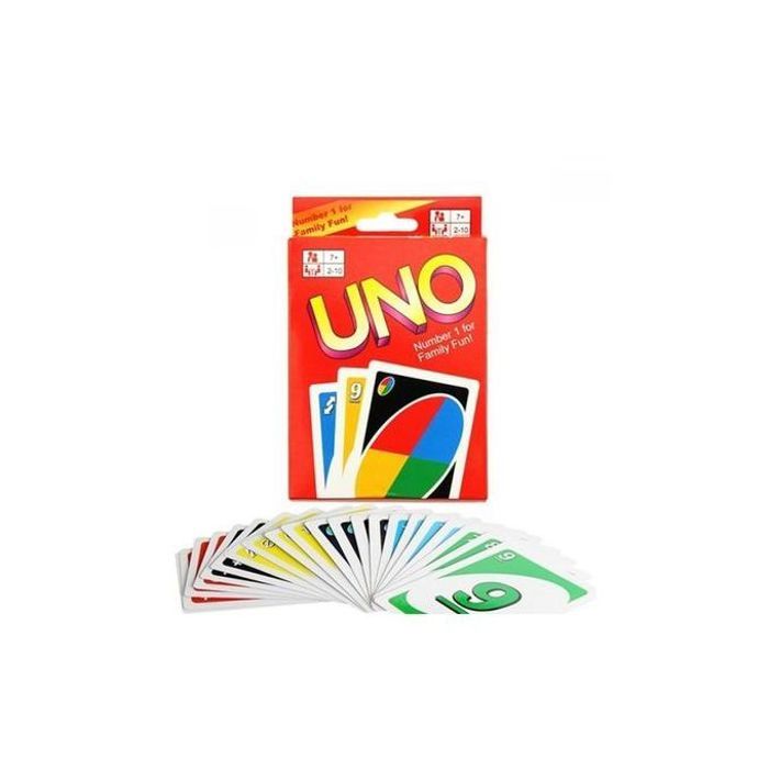 Jeu de cartes UNO (108 cartes) : le jeu incontournable pour toute la famille