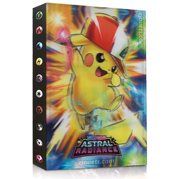 Album de cartes Pikachu 3D : organisez votre collection de 432 cartes