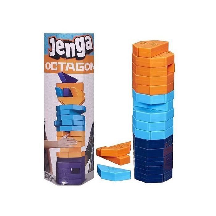 Jeu Jenga Classique avec 45 blocs en plastique : suspense garanti
