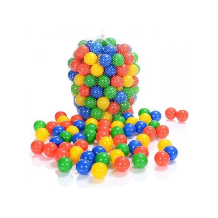 Filet de 100 balles en plastique souple pour parcs de bébé