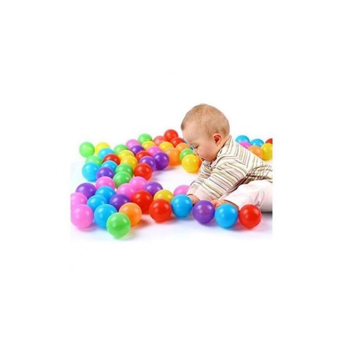 Filet de 50 balles en plastique : un jouet idéal pour les enfants
