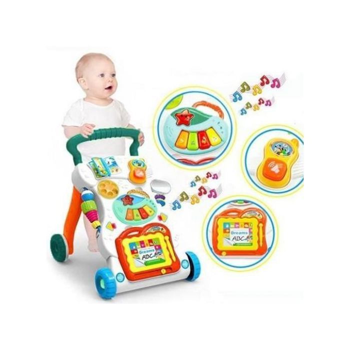 Trotteur musical évolutif pour enfants + 6 mois