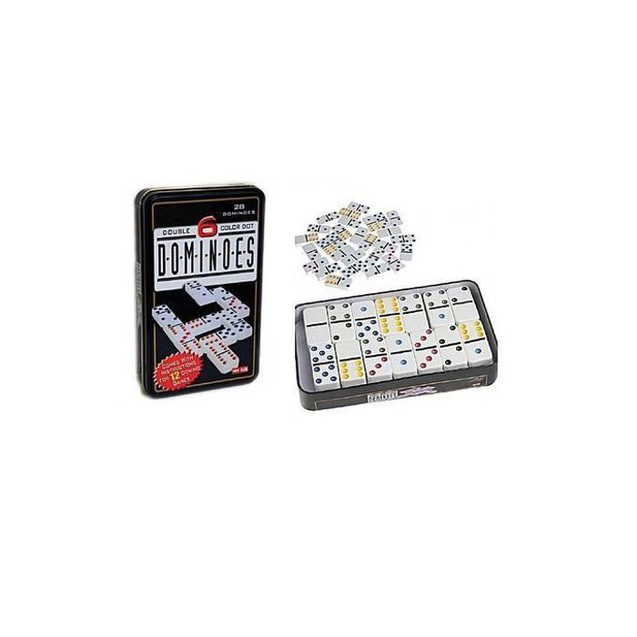 Jeu de dominos professionnels double six 6 avec dominos 28 pièces