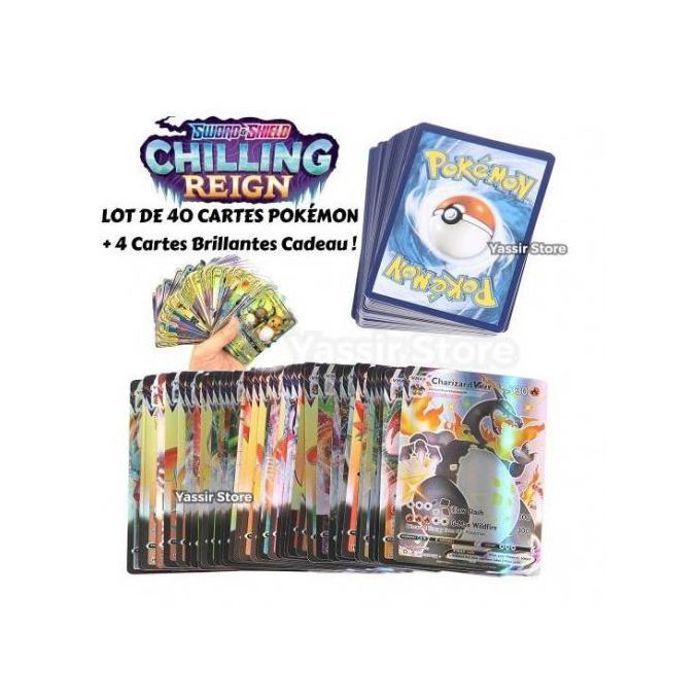 Collection de 45 cartes pokémon fusion + 5 cartes supplémentaires.