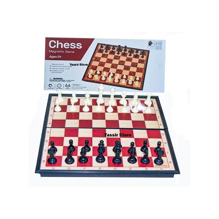Jeu d'échecs pliable magnétique 'brain chess'