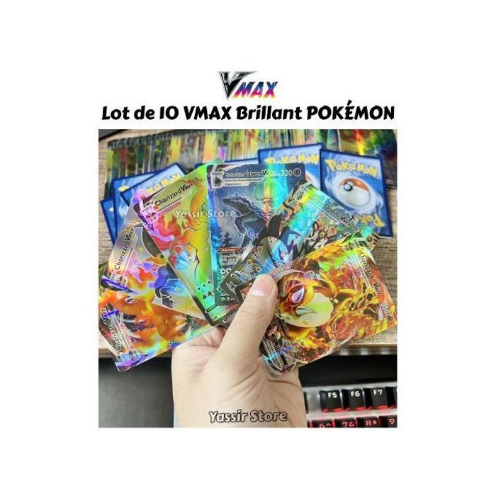 Pokemon lot de 10 cartes vmax