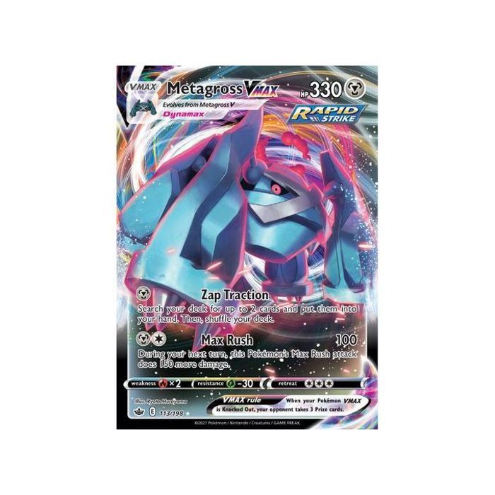 Pokemon lot de 6 cartes vmax + 30 cartes pokémon