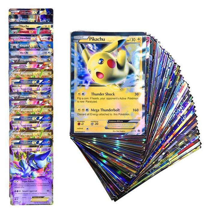 Pokemon - lot de 100 cartes pokémon evolution