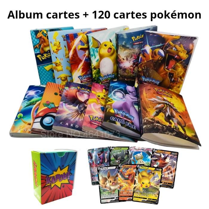 Album cartes + 120 cartes pokémon