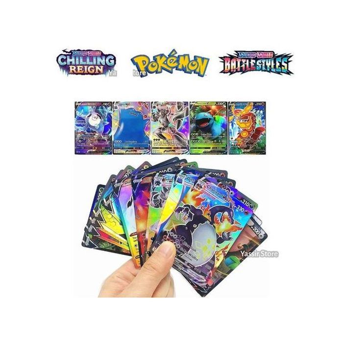 Pokemon lot de 20 cartes pokémon + 5 cartes bonus
