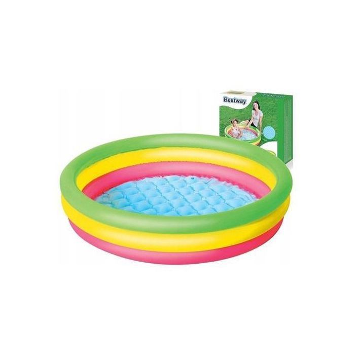 Bestway piscine bébé enfant avec sol gonflable 102x25cm