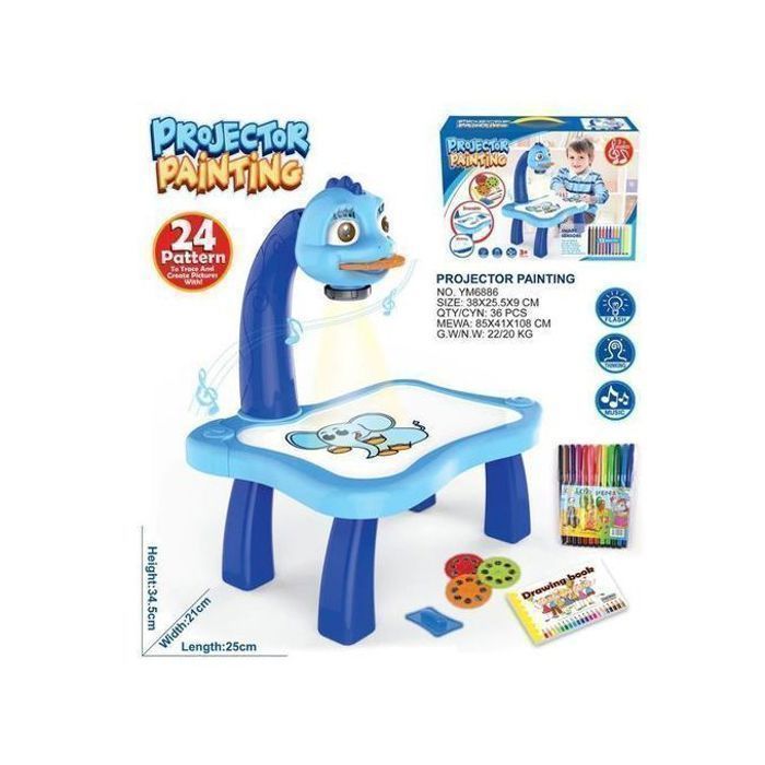 Table de dessin avec projecteur pour enfants - projector painting