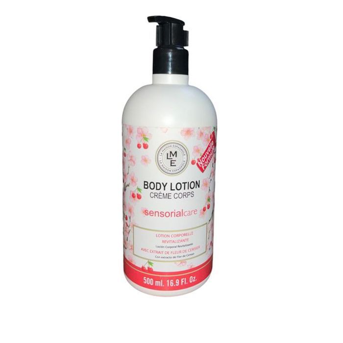 Lait Corps - Revitalisant - Fleur de Cerisier - 500 ml - Non gras - Tous types de peau