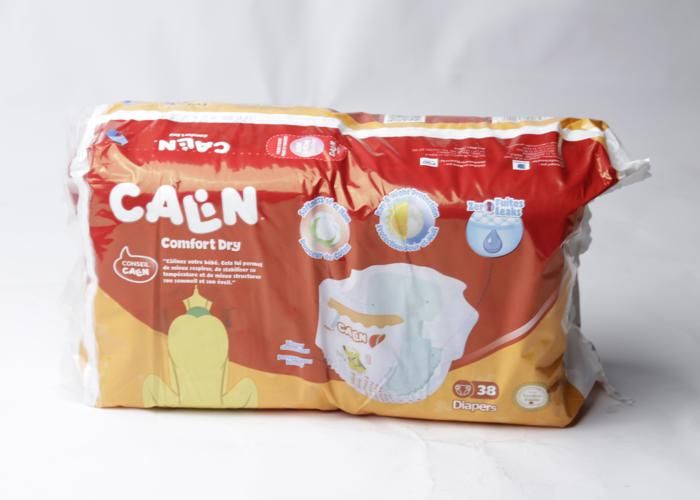 COUCHES BÉBÉ MINI  CALIN RP 3-6 KG, 38 UNITÉS
