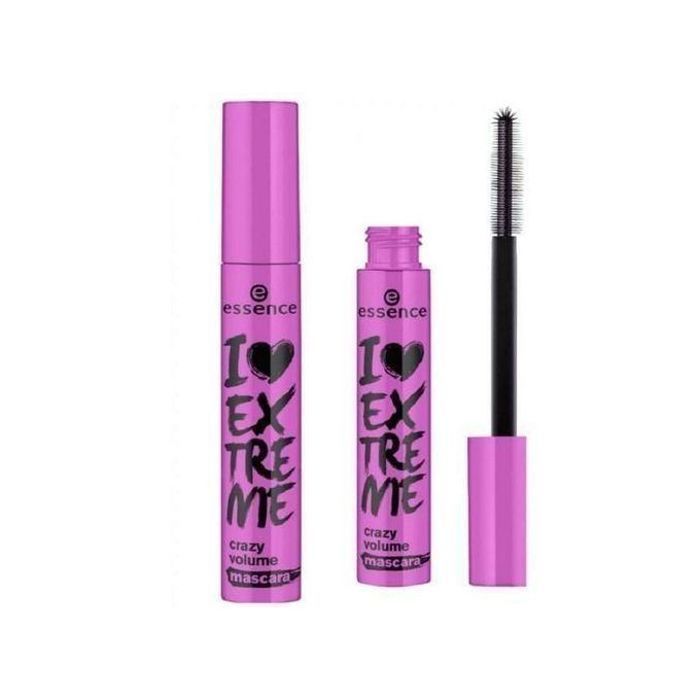 Mascara - Essence - I Love Extreme Crazy Volume - Volume Spectaculaire - Brosse Extra Grande - Noir Profond