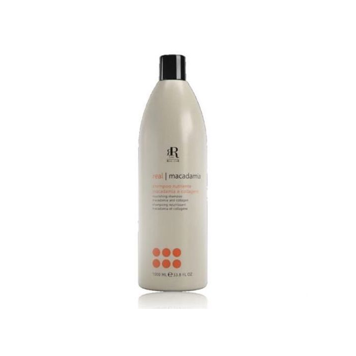 Shampoing nourrissant Macadamia et Collagène 1000 ML : pour des cheveux colorés et revitalisés.