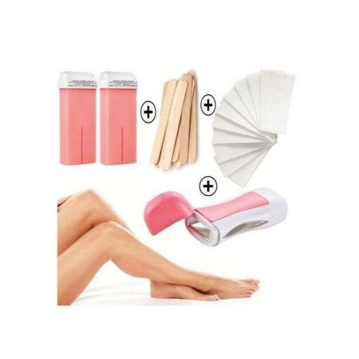 Pack Épilation - Chauffe-Cire + Cartouches + Bandes + Spatules