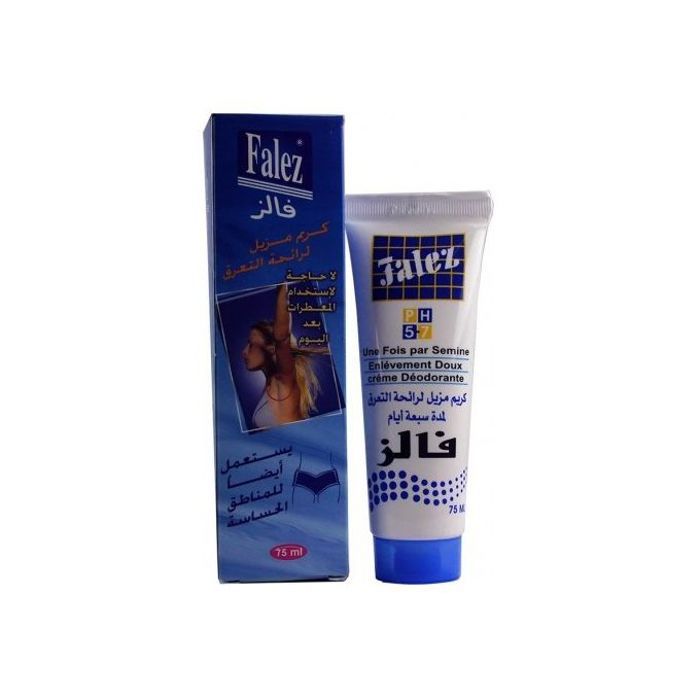 Déodorant crème Falez Anti-Odeur : protection longue durée pour les peaux sensibles.