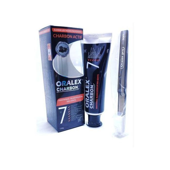 Dentifrice Blancheur Oralex - Charbon de Bambou 100% Naturel - 150g