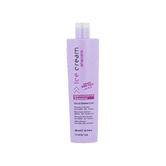 Shampoing Reconstructeur Inebrya Ice Cream Sans Sulfates, 300ml