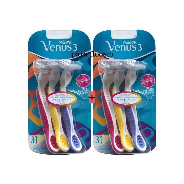 Lames de rasoir Gillette Venus 3 pour femme : un rasage de près et confortable avec 3 lames.