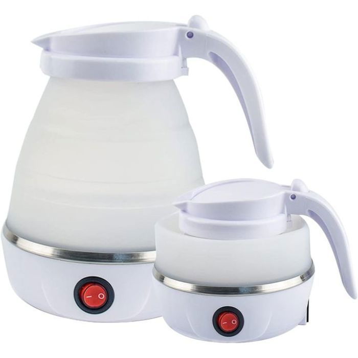 Mini Bouilloire Pliable – Gain de Place et Facilité de Transport (couleur aléatoire)