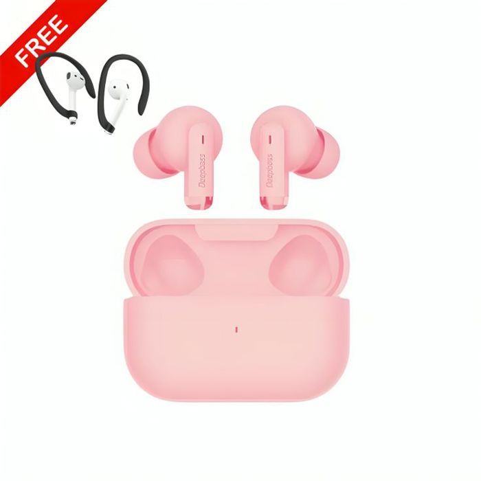 Ecouteur Sans Fil Bluetooth ROSE Original DEEPBASS TWS-X1 + Crochets d'Oreilles Sportifs Gratuit