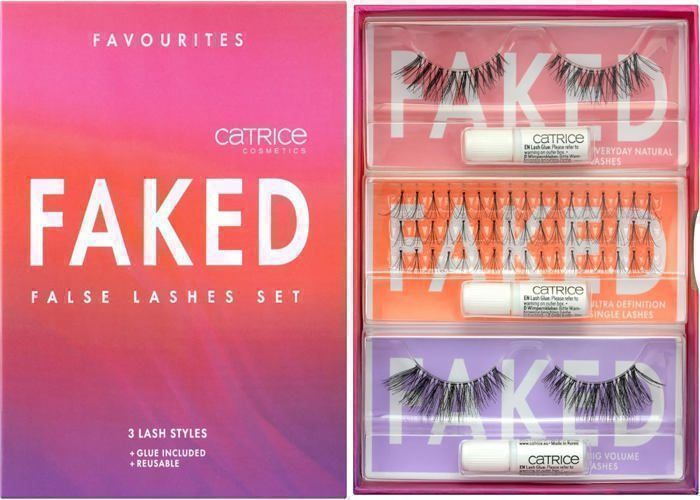 Faux cils - Catrice - Faked False Lashes 01 - 3 paires - Réutilisables - Colle intégrée
