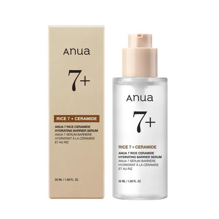 Sérum hydratant - ANUA - 7 Rice Ceramide - 50ml - Sans parfum - Tous types de peau