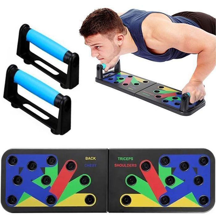 Planche d'entraînement musculaire, fitness, traction, musculation, gym, planche à pompes