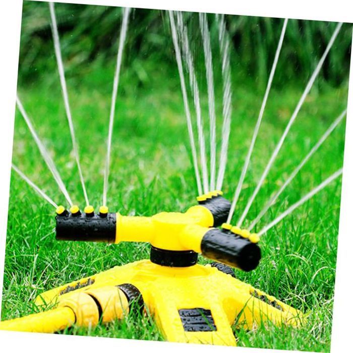 Arroseur rotatif à grande surface pour jardin, rotation à 360 degrés pour gazon extérieur