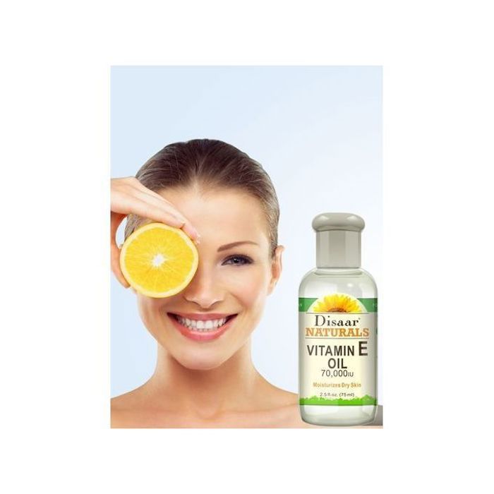Huile de Vitamine E Disaar : Peau Éclatante, Rides Réduites