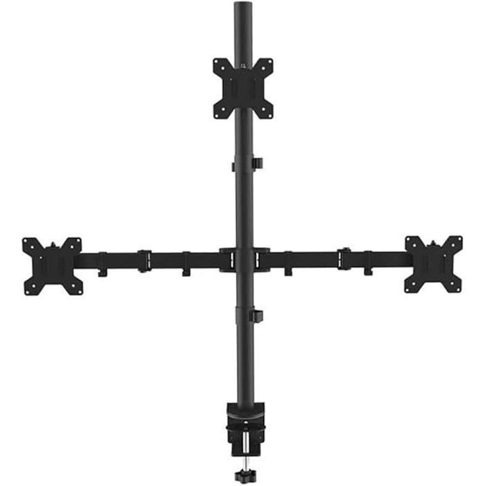 SUPPORT ECRAN PC POUR 3 MONITEURS 15" à 33" Z033