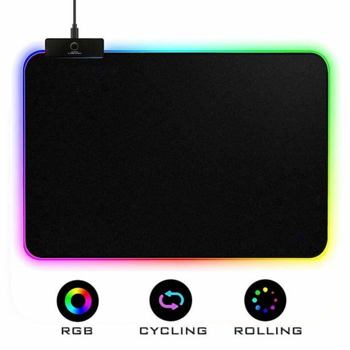 tapis de souris gaming RGB 350×250×3mm