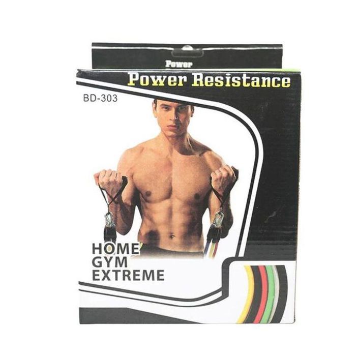 Bandes de Résistance de Puissance BD-303 - Gym à Domicile - 5 Niveaux
