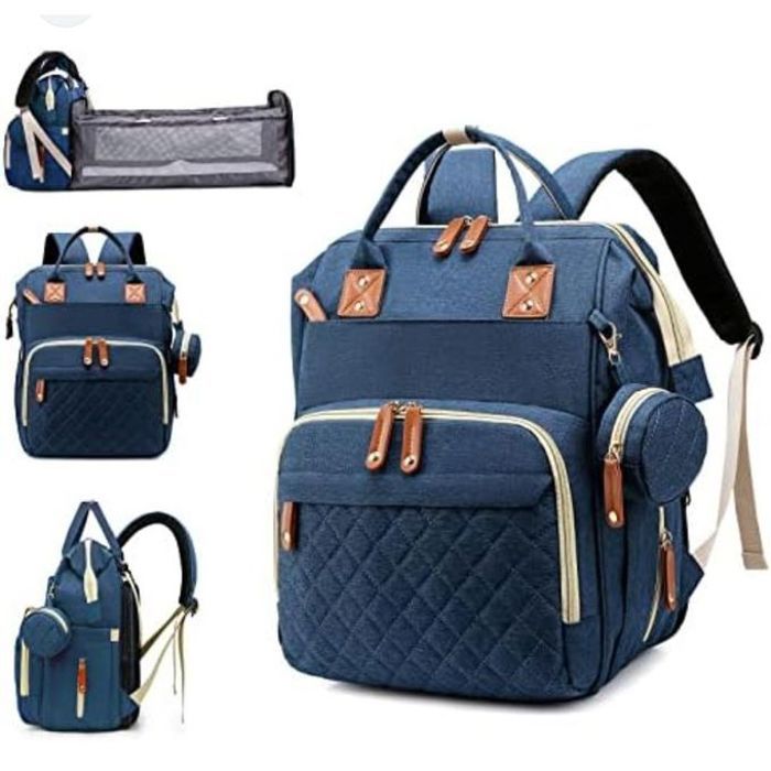 Sac à Langer Multifonctionnel avec Lit Intégré