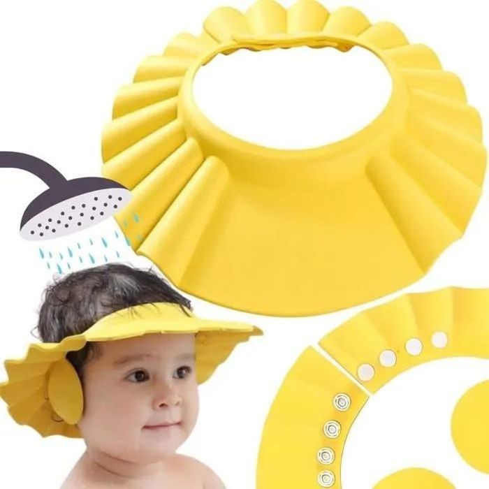 Bonnet Casquette de Douche Monbebe : Protection Douce et Pratique