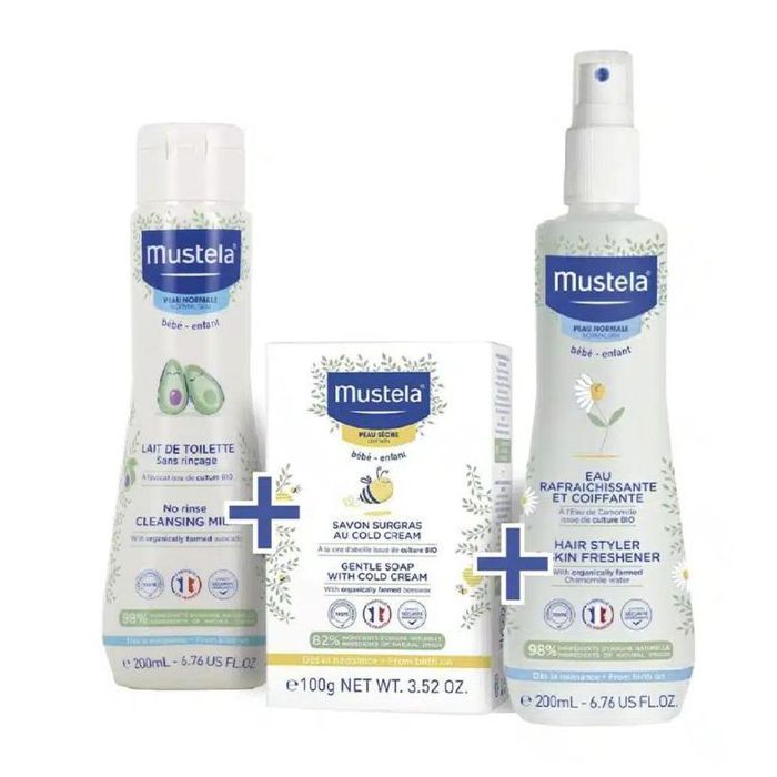 Pack Essentiel Mustela : Soins Complets pour Bébé