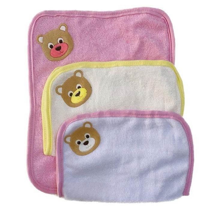 Pack de 3 Serviettes pour Bébé - Maternité & Nouveau-Né