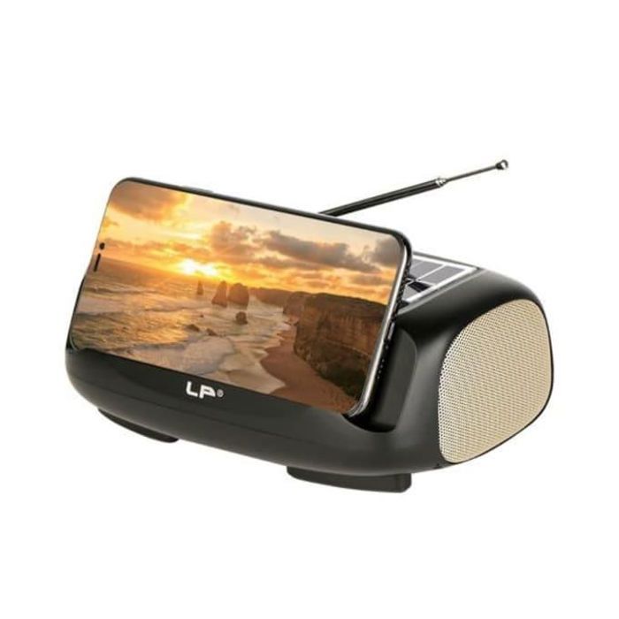 Haut parleur bluetooth haut-parleur d'énergie solaire extérieu- support telephone FM-USB-Carte Memoire