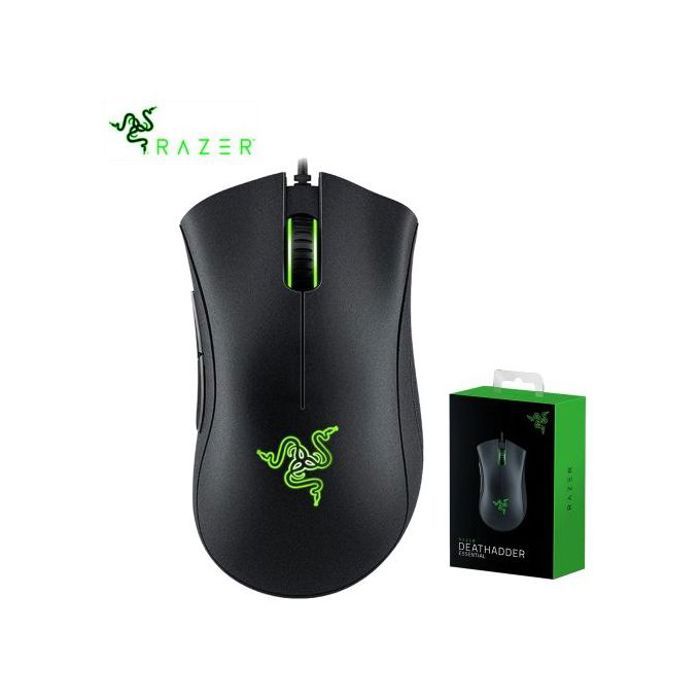 Souris Razer DeathAdder Essential : 6400 DPI, Capteur Optique, 5 Boutons, Forme Ergonomique