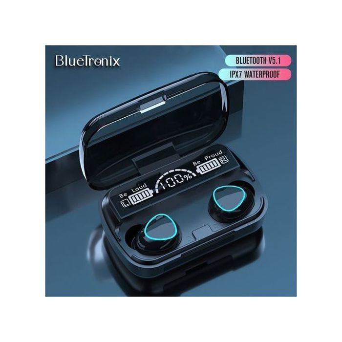 Écouteurs sans fil Bluetooth TWS M10 - Noir - Réduction de Bruit CVC8.0, Son Stéréo 9D, Bluetooth 5.1