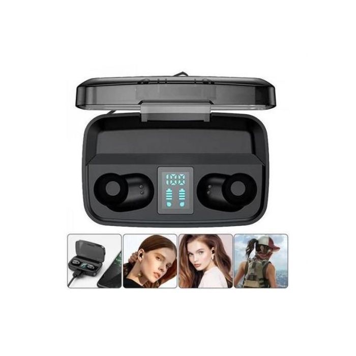 Écouteurs Bluetooth TWS A10S : Powerbank Intégré, Affichage LED et Contrôle Tactile