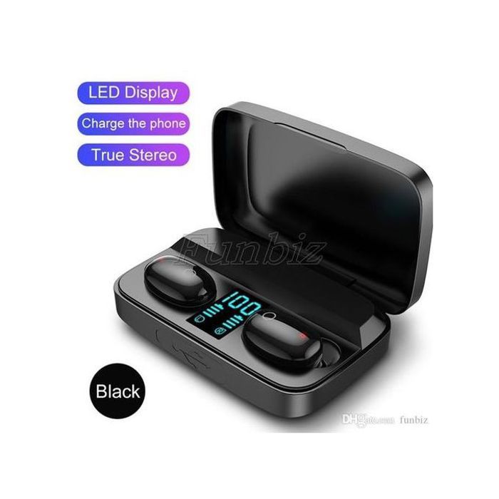 Écouteurs Bluetooth TWS A10S : Powerbank intégré, Affichage LED, Contrôle Tactile