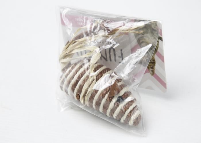 JOUET - BUBIMEX - SOURIS SISAL - 9CM - Beige - Pour chat - Intérieur