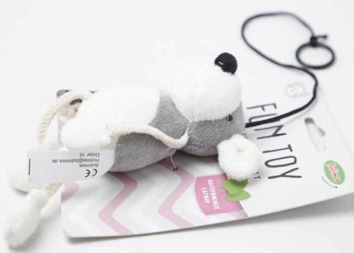 JOUET POUR CHAT - BUBIMEX - 9CM - HERBE À CHAT - BLANC - INTÉRIEUR